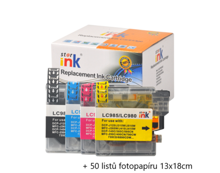 Starink kompatybilny cartridge Brother LC-1100 Value Pack, LC1100, LC1100VALBP (Multipack CMYK)