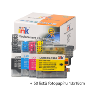 Starink kompatybilny cartridge Brother LC-1100 Value Pack, LC1100, LC1100VALBP (Multipack CMYK)