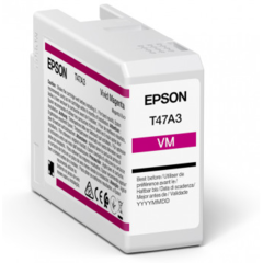 Cartridge Epson T47A3, C13T47A300 - oryginalny (Jasny fioletowy)