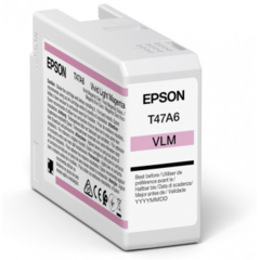 Cartridge Epson T47A6, C13T47A600 - oryginalny (Jasny jasny fioletowy)