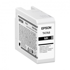 Cartridge Epson T47A8, C13T47A800 - oryginalny (Matowa czarna)