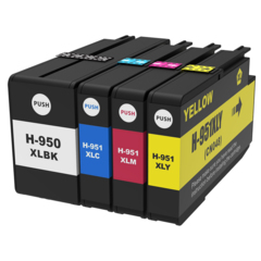 Cartridge HP 950XL + HP 951XL, HP C2P43AE - kompatybilna (Multipack CMYK)