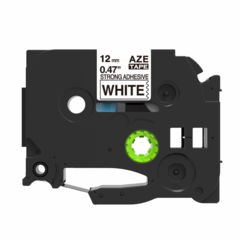 Kompatibilní páska Brother TZ-S231/TZe-S231 12mm x 8m extr.adh. černý tisk/bílý podklad