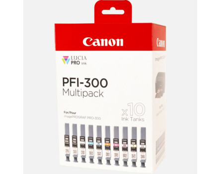 Canon cartridge PFI-300 MBK / PBK / C / M / Y / PC / PM / R / GY / CO Multi Pack