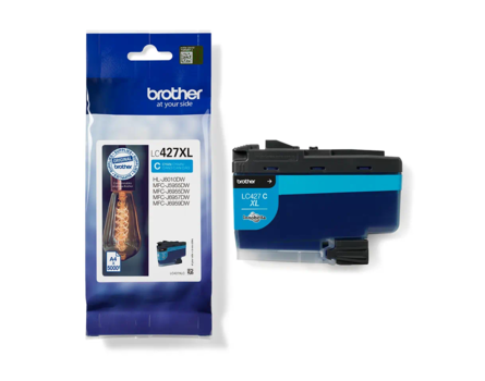 Cartridge Brother LC427XL-C, LC-427XLC - oryginalny (Cyan)