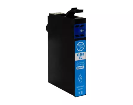 Cartridge Epson 603XL, C13T03A2410 - kompatibilní (Azurová)