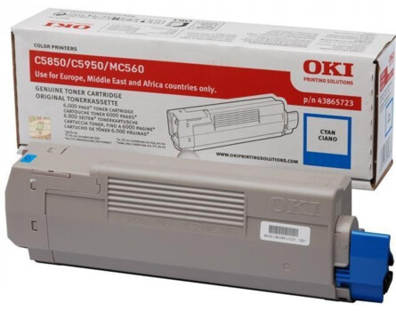 OKI 43865723 toner (błękitny)