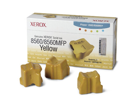 Stały atrament (wosk) Xerox 108R00766 (żółty) (3 bloki)