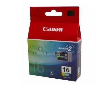 Canon BCI-16C, 9818A002, Dwupak (kolorowa) - oryginał