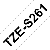 Taśma Brother TZ-S261 (Druk czarny / biały podkład) (36 mm)