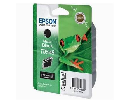 Epson T0548 czarny matowy 13 ml dla Stylus Photo R800 / R1800 - Oryginalne