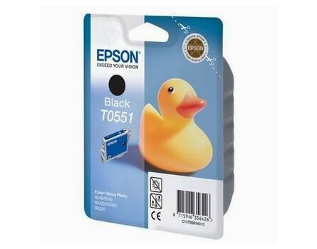 Epson T0551 czarny 8 ml dla Stylus Photo R240 / R245 / RX420 / RX425 / RX520 - oryginał