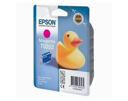 Epson T0553 Magenta 8 ml dla Stylus Photo R240 / R245 / RX420 / RX425 / RX520 - oryginał