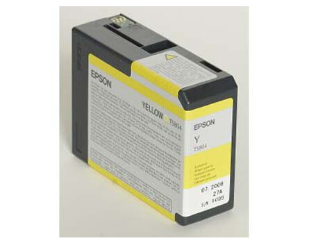 Epson T580400 Żółty (80 ml) dla Stylus Pro 3800 - Oryginalna