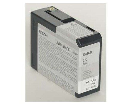 Epson T580700 Light Black (80 ml) dla Stylus Pro 3800 - Oryginalna