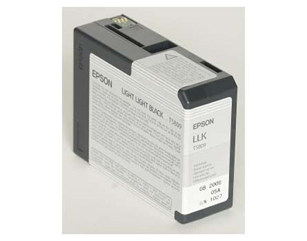 Epson T580900 Light Light Black (80 ml) dla Stylus Pro 3800 - Oryginalna
