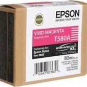 Wkład atramentowy Epson Stylus Pro 3800, C13T580A00, Vivid Magenta, 80 ml