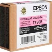 Wkład atramentowy Epson Stylus Pro 3800, C13T580B00, żywe, jasna magenta, 80 ml