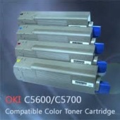 C5600 C5700 C5600N C5700N C5600DN C5700DN zestaw kompatybilnych tonerów CMY + BK