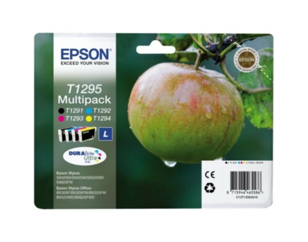 Cartridge Epson T1295, C13T12954012 - oryginalny (Multipack CMYK)