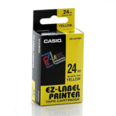 Taśma Casio XR-24YW1 (Druk czarny / żółty baza) (24 mm)