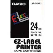 Taśma Casio XR-24WE1 (Druk czarny / biały podkład) (24 mm)