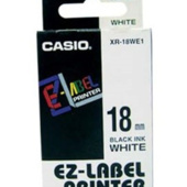 Taśma Casio XR-18WE1 (Druk czarny / biały podkład) (18 mm)