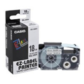 Taśma Casio XR-18SR1 (Drukowanie czarny / srebrny substrat) (18 mm)