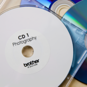 Brat DK-11207 'CD, etykiety DVD "(58x58 mm, 100 szt)