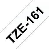 Taśma Brother TZ-161 (czarny wydruku / przezroczyste podłoże) (36 mm)