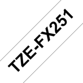 Taśma Brother TZ-FX251 (czarny)