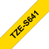 Taśma Brother TZ-S641 (drukowanie czarno / żółtym tle)