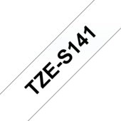 Taśma Brother TZ-S141 (czarny wydruku / przezroczyste podłoże)