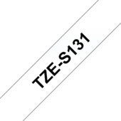 Taśma Brother TZ-S131 (czarny wydruku / przezroczyste podłoże)